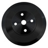 Pontiac V-Belt Water Pump Pulley, Black, Face