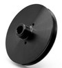 Chevy Short Water Pump Saginaw Press Fit Power Steering V-Belt Pulley, Black