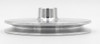Chevy Short Water Pump Saginaw Press Fit Power Steering V-Belt Pulley, Side