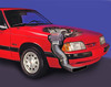 Ford 1994 - 1995 5.0L Mustang Ram Air Kit Graphic
