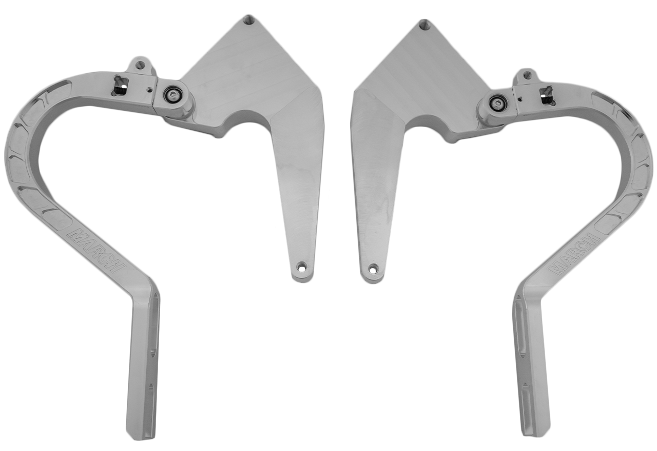 Chevy Nova Billet Hood Hinges | March Performance