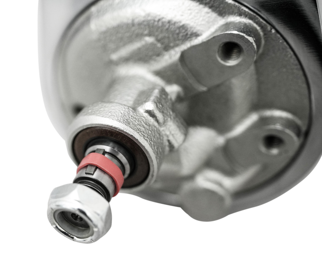 Chrome Saginaw Tear Drop Power Steering Pump – 5/8 Keyway Shaft – Chevy GM Old School