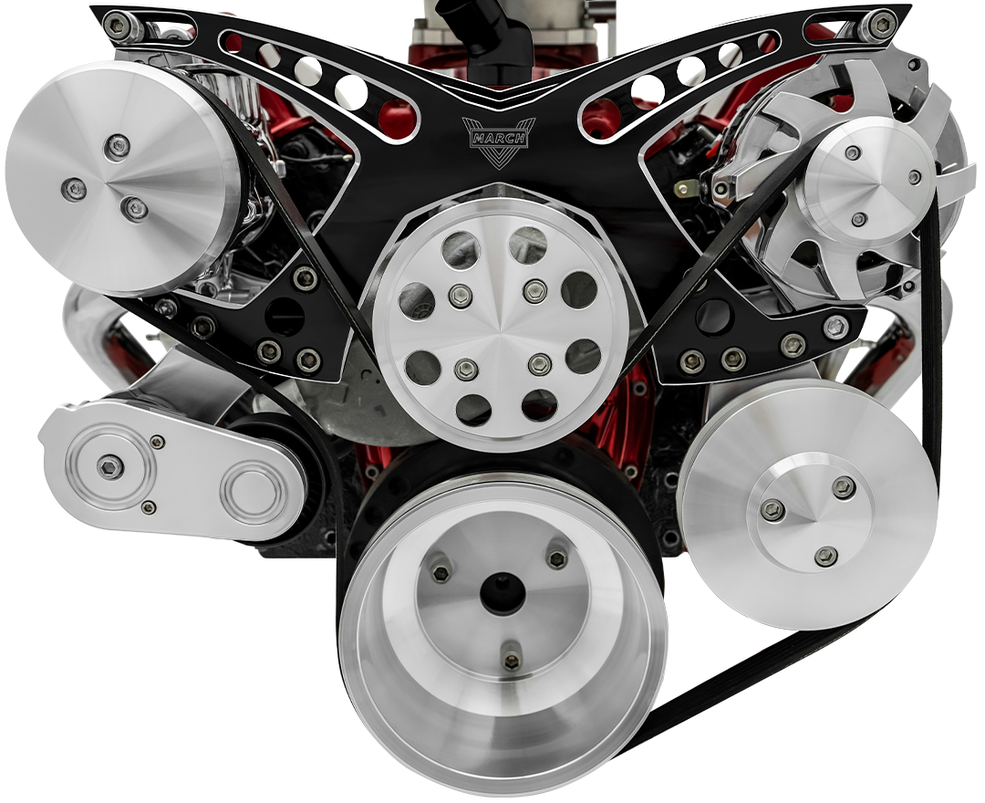 Small Block Chevy Revolver Serpentine System | March Performance