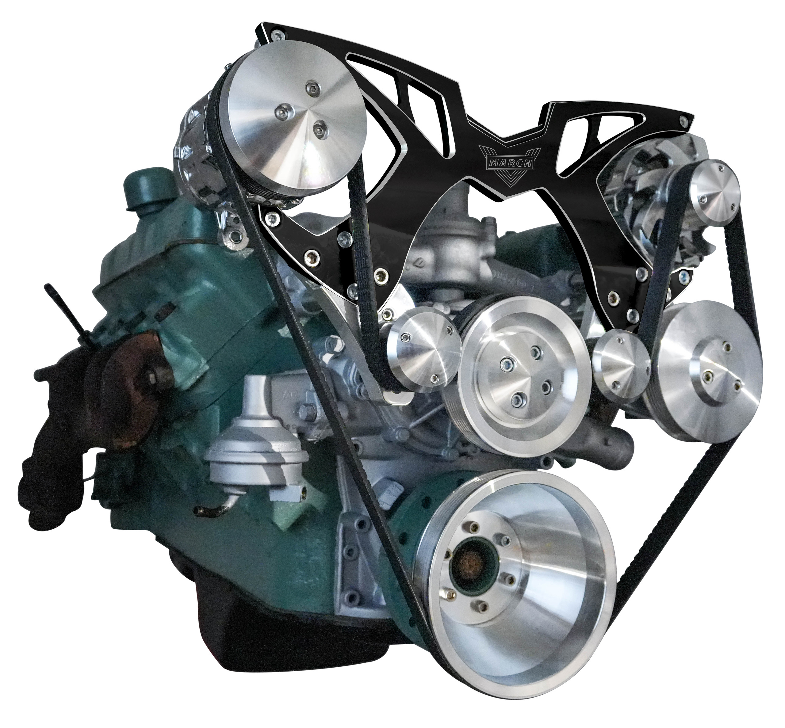 Boot Strap Engine All Inclusive Style Track Serpentine System for | March Performance