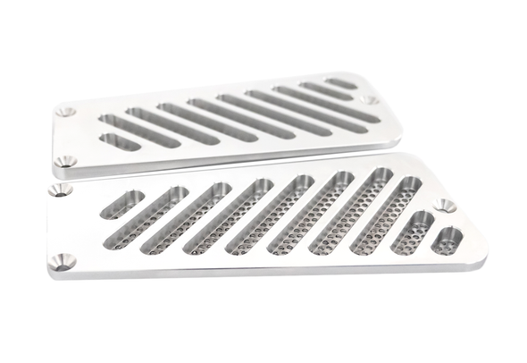 1988 - 1998 Chevy Truck GM OBS Style Billet Door Jamb Vents, Clear