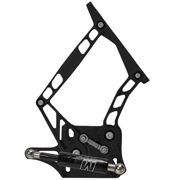 1965 Mercury Comet Hood Hinges (Gen II), Black