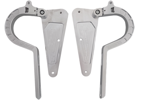 1962 Chevy Impala Adjustable Trunk Hinges, Clear