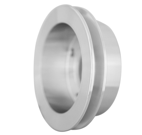 Small Block Ford Crankshaft Pulley, Clear, Side Small Block Ford Crankshaft Pulley, Clear, Side