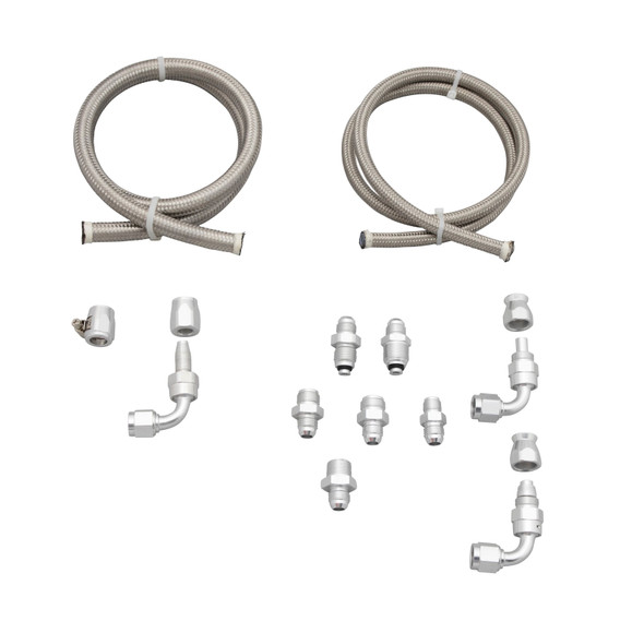 Braided Power Steering Line Kit for Canister Style Pumps Braided Power Steering Line Kit for Canister Style Pumps