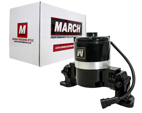 Ultra Series Small Block Ford Electric Water Pump - Black, Box Ultra Series Small Block Ford Electric Water Pump - Black, Box