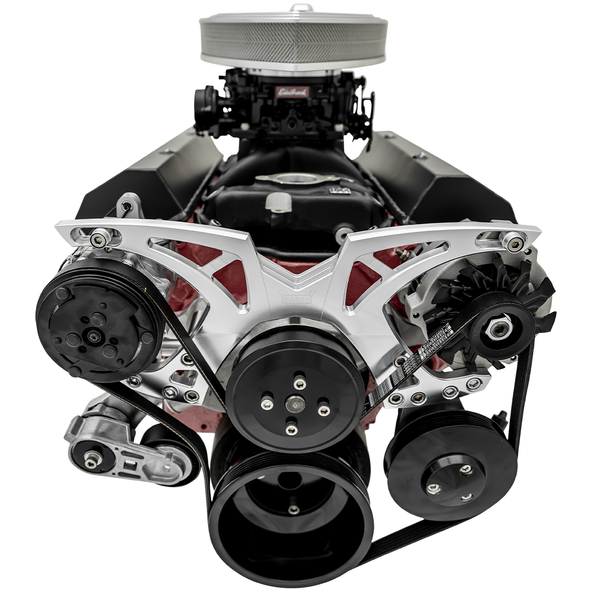 Small Block Chevy Style Track Custom All Inclusive Serpentine System