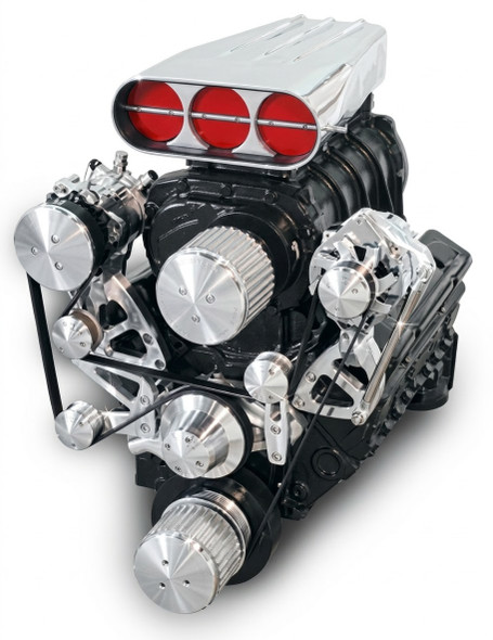 Small Block Chevy - High Mount Ultra for Blower & Ram Jet Serpentine System