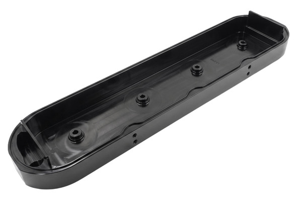 Chevy LS Billet Valve Covers - Black, Bottom
