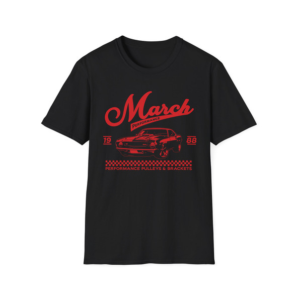 March Performance Retro Camaro Shirt In Black