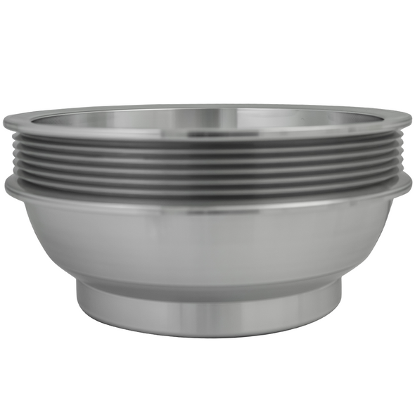 Small Block Chevy Long Water Pump High Flow Serpentine Crank Pulley - Large Diameter, Clear