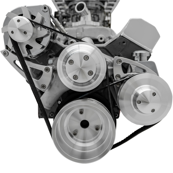 Big Block Chevy Long Water Pump All Inclusive Serpentine System (AC & PS)