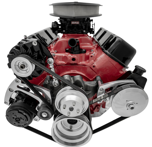 Big Block Chevy Serpentine Conversion Sport Track; Long Water Pump
