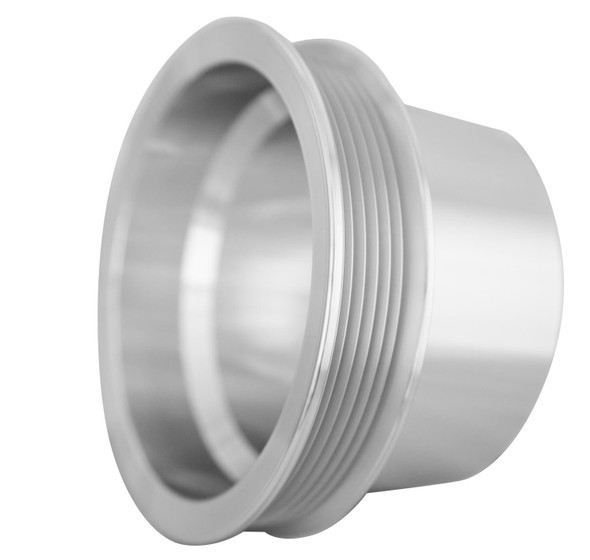 Big Block Chevy Performance Ratio Serpentine Crankshaft Pulley for Long Water Pumps (1V), Clear