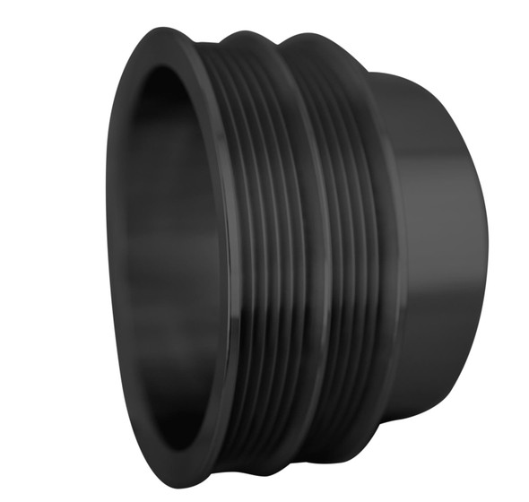 Big Block Chevy Performance Ratio Serpentine Crankshaft Pulley (2V; 6 & 5 rib), Black