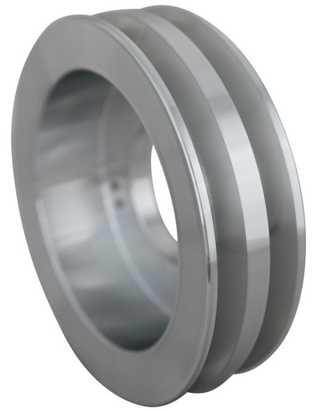 Big Block Chevy Performance Ratio V-Belt Crankshaft Pulley, 2V, Clear