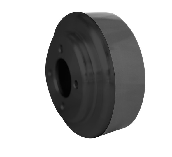 1996 - 1997 Chevy Truck Reverse Rotation Serpentine Water Pump Pulley, Black