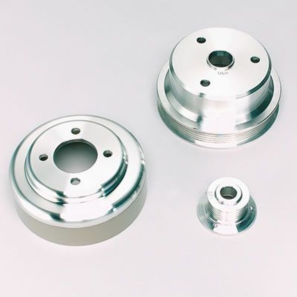 1996 - 1997 Chevy Trucks Power & Amp Series Serpentine Pulley Kit (3 Piece) [Factory Replacement]