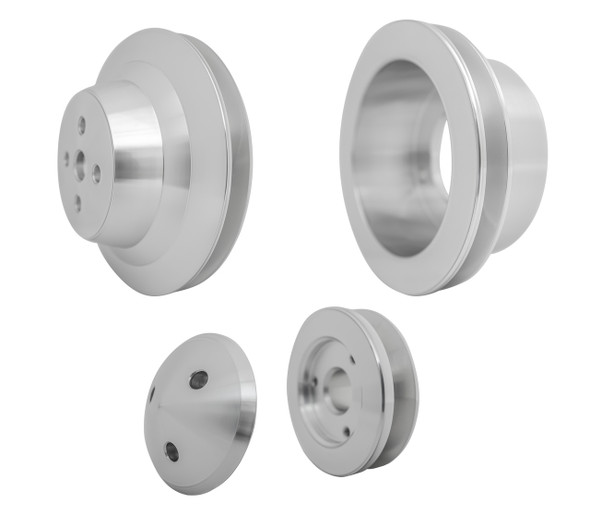 Small Block Ford Performance Ratio V-Belt Pulley Kit (1V) [1969+]