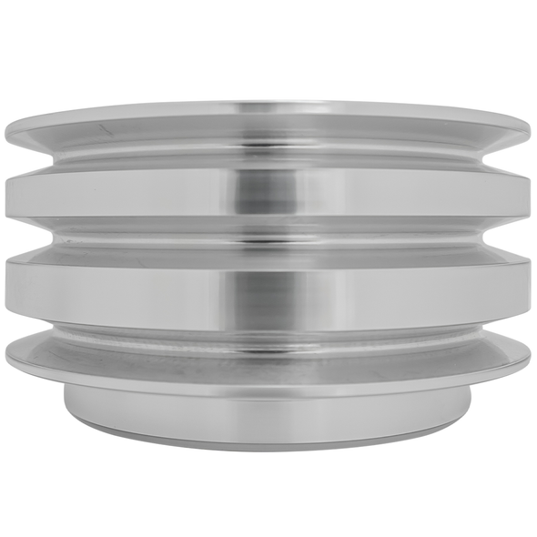 Small Block Ford V-Belt Crankshaft Pulley (3V), Clear