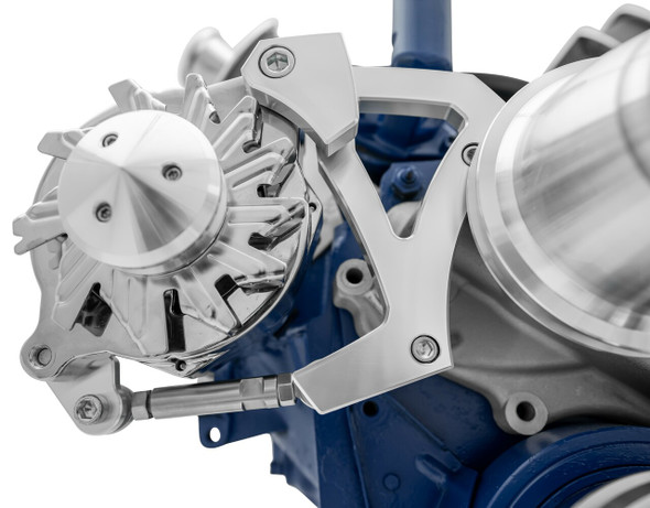 Ford 351 Cleveland Alternator Bracket Kit, Clear