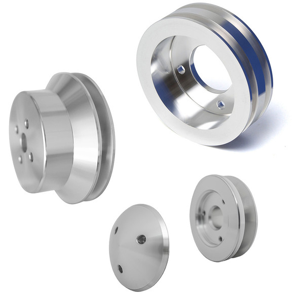 Big Block Ford High Flow V-Belt Pulley Kit
