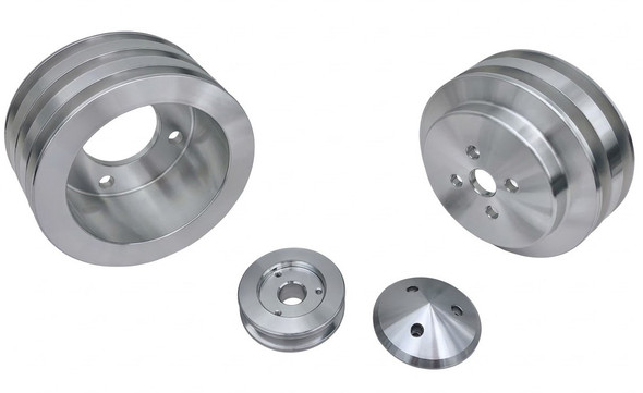 Big Block Ford High Flow V-Belt Pulley Kit
