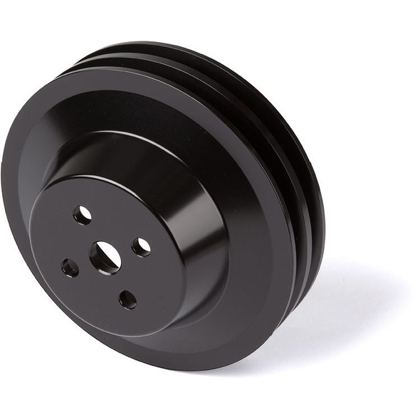 Ford FE Performance Ratio V-Belt Water Pump Pulley (2V), Black