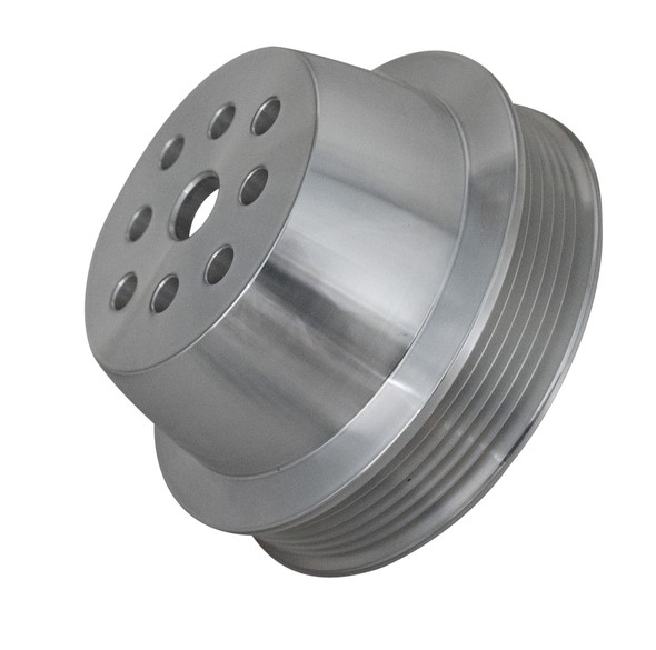 Big Block Chrysler Serpentine Water Pump Pulley (1V), Clear, Angle
