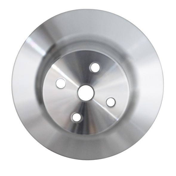Big Block Chrysler V-Belt Water Pump Pulley (1V), Clear, Face