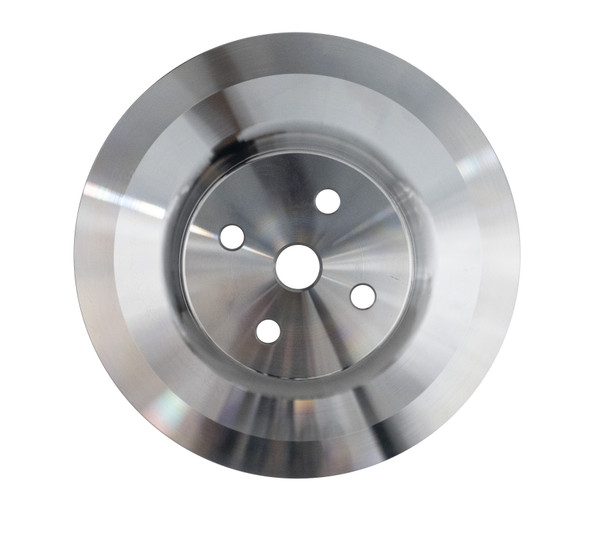 Big Block Chrysler V-Belt Water Pump Pulley (2V), Clear, Face