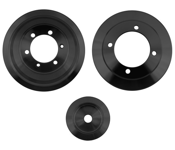 Dodge Magnum 3.9, 5.2, & 5.9 ('91-97) Performance Series Pulley Kit, Black