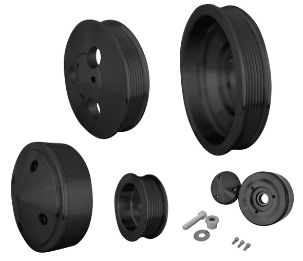 1992 - 1995 Dodge Viper Pulley Kit, Black