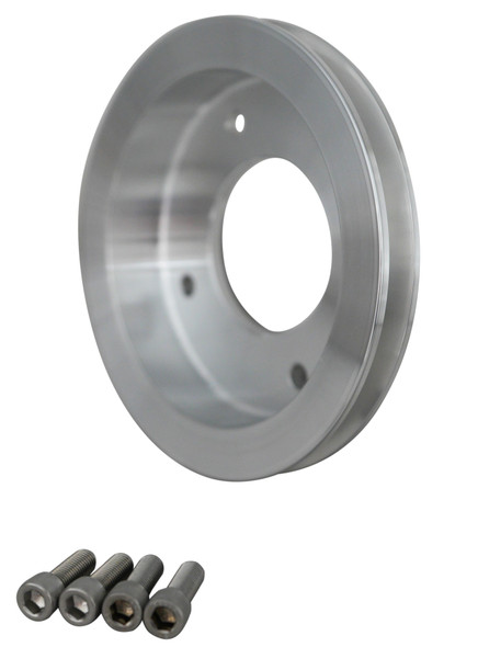 Pontiac V-Belt Crankshaft Pulley (1V), Clear, Angle