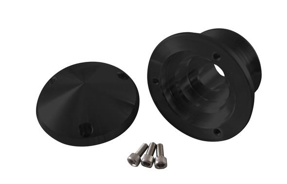 Serpentine Alternator Pulley (1.6875"), Black