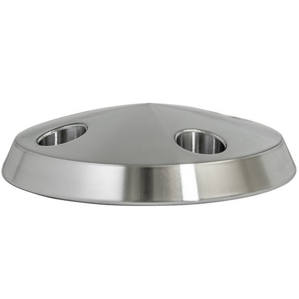 Chevy Long Water Pump Pulley Cover, Clear, Side