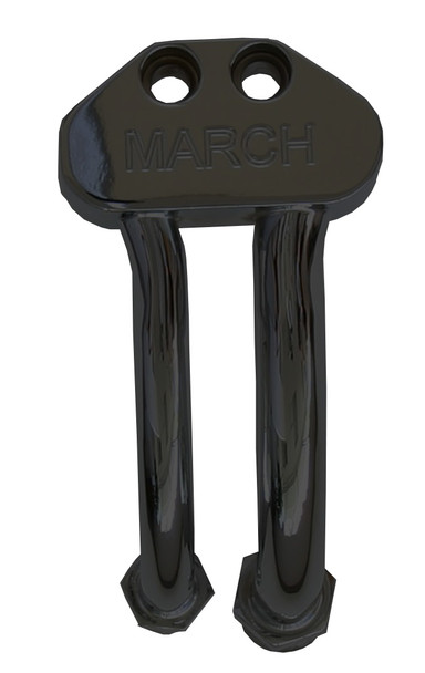 Black Curved AC Manifold for 7176 Compressors