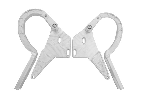 1964 - 1966 Ford Mustang Convertible Adjustable Trunk Hinges, Polished 1964 - 1966 Ford Mustang Convertible Adjustable Trunk Hinges, Polished