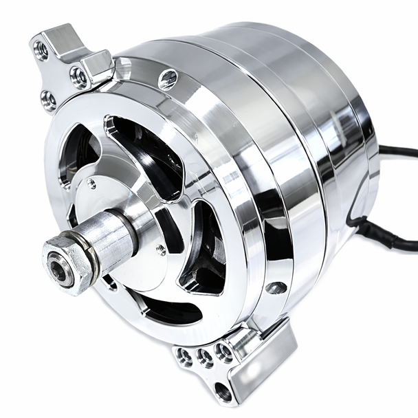 March Performance Billet Ford 1G 140 Amp 1 Wire - Chrome