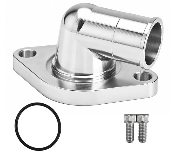 Billet Thermostat Housings Polished with O Ring Gasket and Hardware Bolts