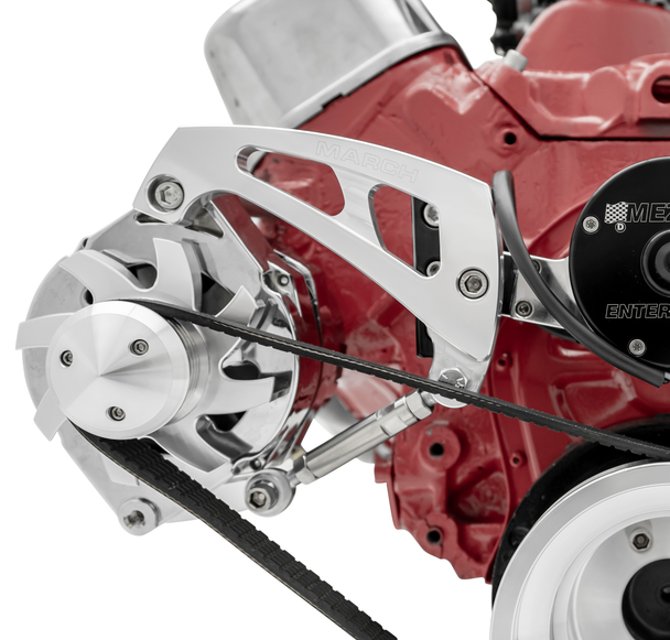 Small Block Chevy Electric Water Pump Alternator Bracket