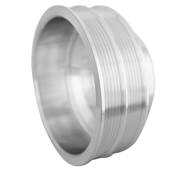 Big Block Chevy High Flow Serpentine Crankshaft Pulley for Long Water Pumps (2V)