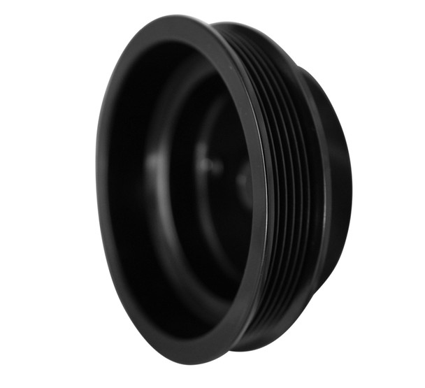 1984 - 1991 Chevy Corvette Small Block Serpentine Crankshaft Pulley, Black