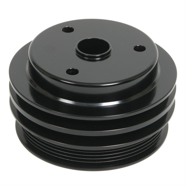 1985 - 1987 Chevy Small Block Crankshaft Pulley, Black