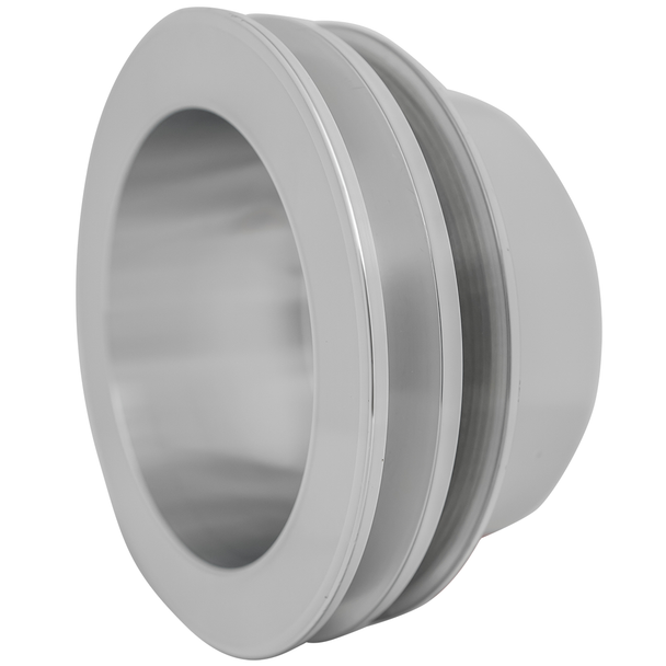 Small Block Ford V-Belt Crankshaft Pulley, Clear