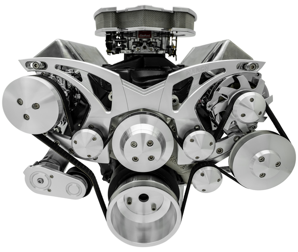 Big Block Ford All Inclusive Style Track Serpentine System
